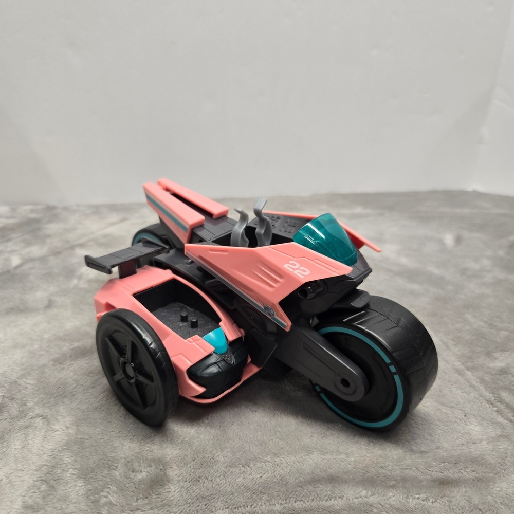Paw Patrol The Mighty Movie Skye Deluxe Motorcycle Sidecar Pink Toy Vehicle 22